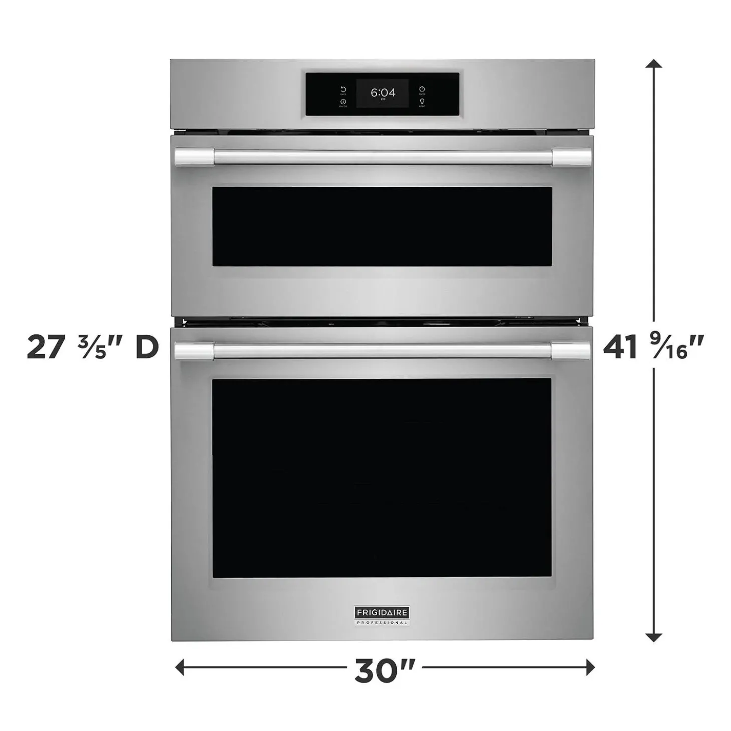 Frigidaire Professional Combinaison four encastrée et micro-ondes Inox30"Électrique - PCWM3080AF