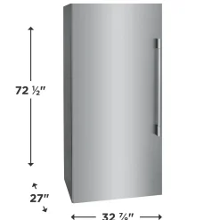 Frigidaire Professional Congélateur 19 pi3 33 po, Inox, Vertical, 33