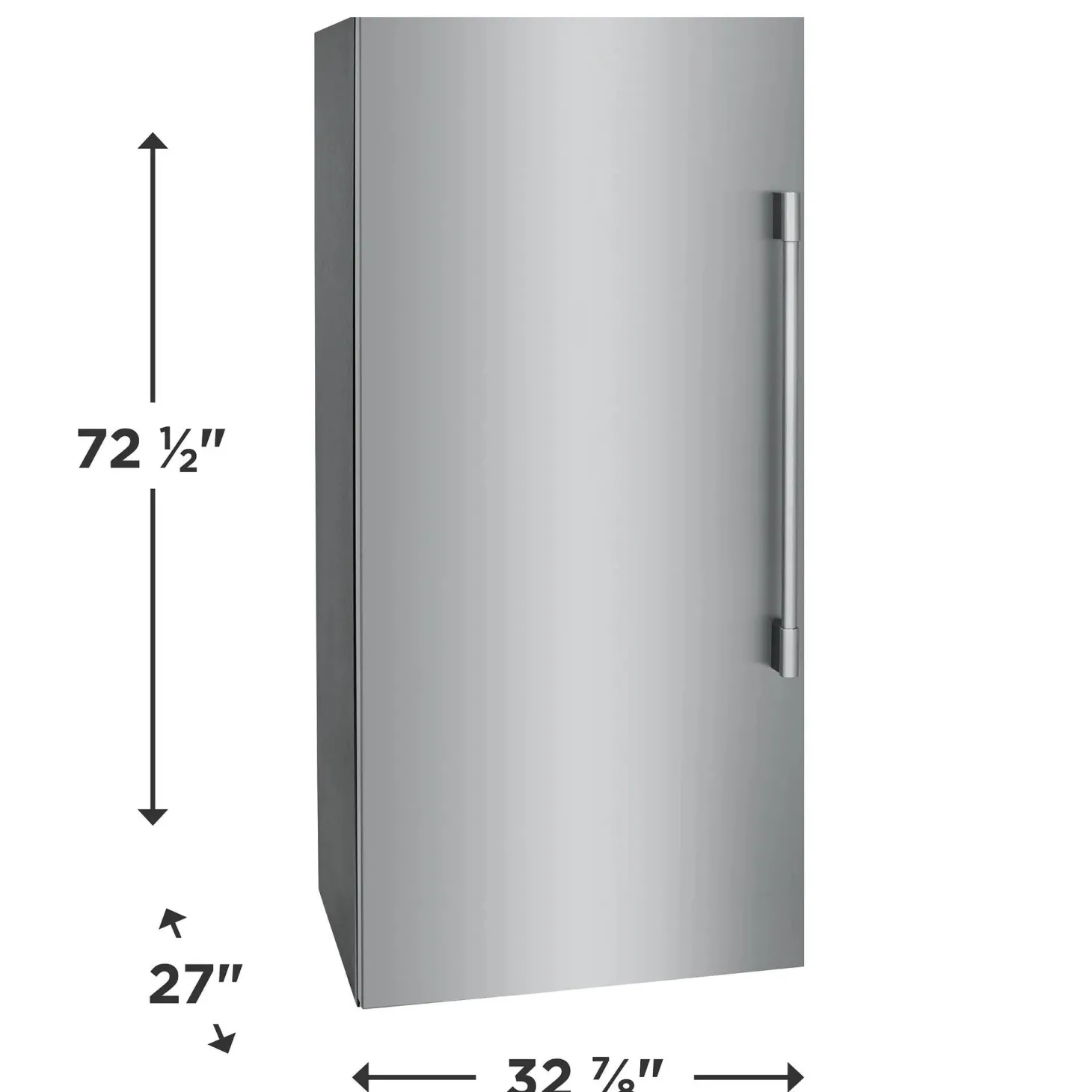 Frigidaire Professional Congélateur 19 pi3 33 po, Inox, Vertical, 33" - FPFU19F8WF
