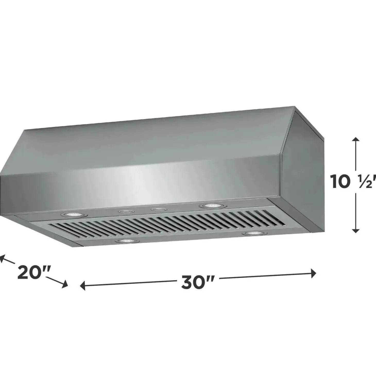 Frigidaire Professional Hotte Encastré Inox 30" , 400 PI3/MIN-FHWC3050RS