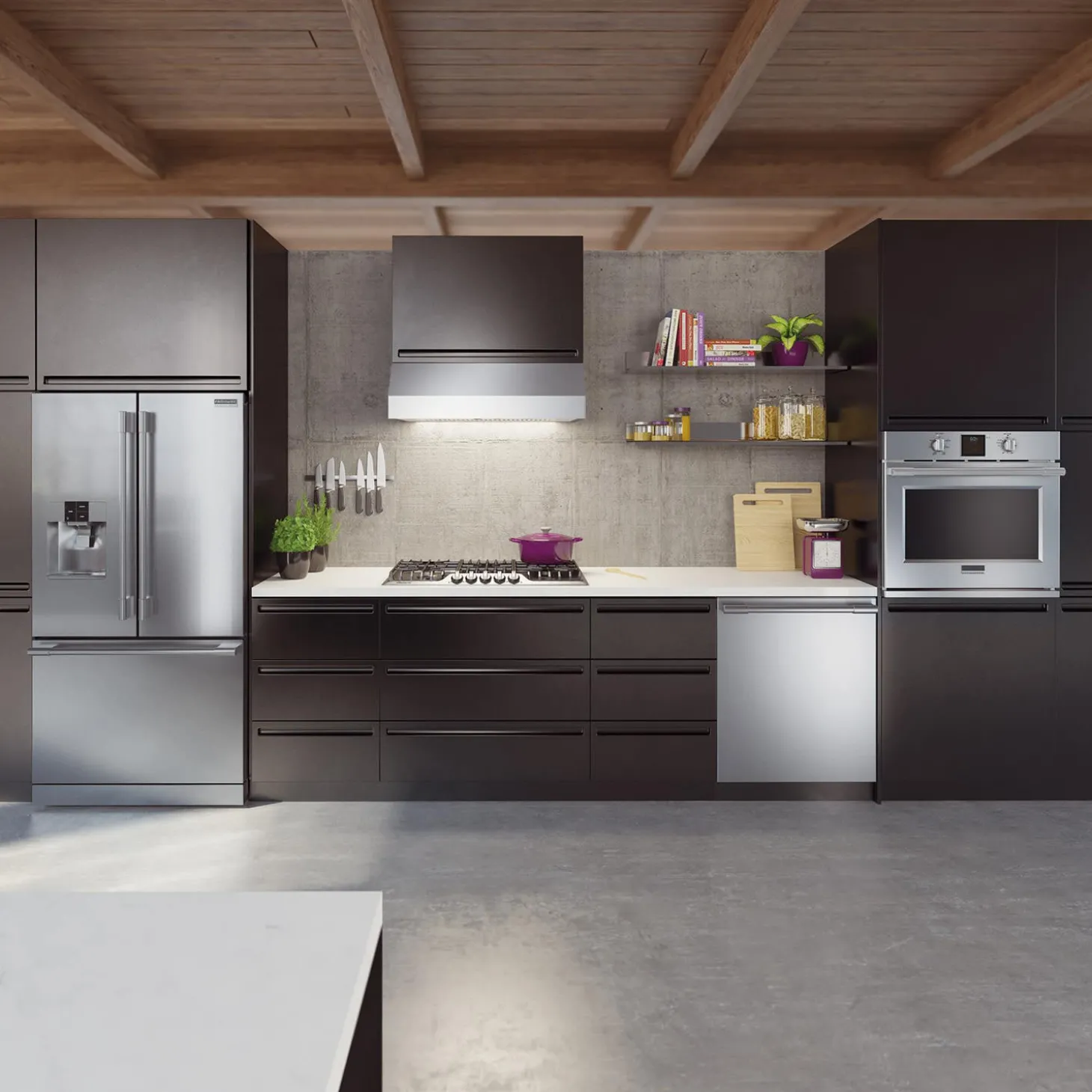 Frigidaire Professional Hotte Encastré Inox 30" , 400 PI3/MIN-FHWC3050RS