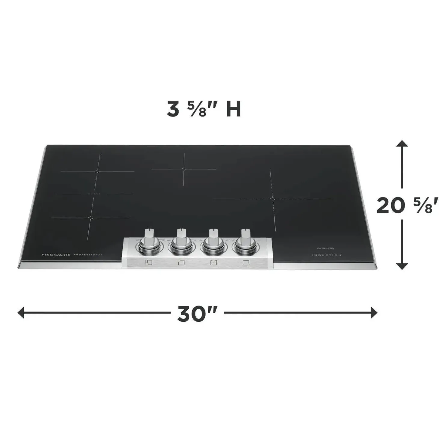 Frigidaire Professional Plaque de cuisson Induction Noir 30" Noir - PCCI3080AF