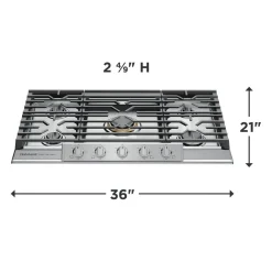 Frigidaire Professional Plaque de cuisson Gaz Inox 36