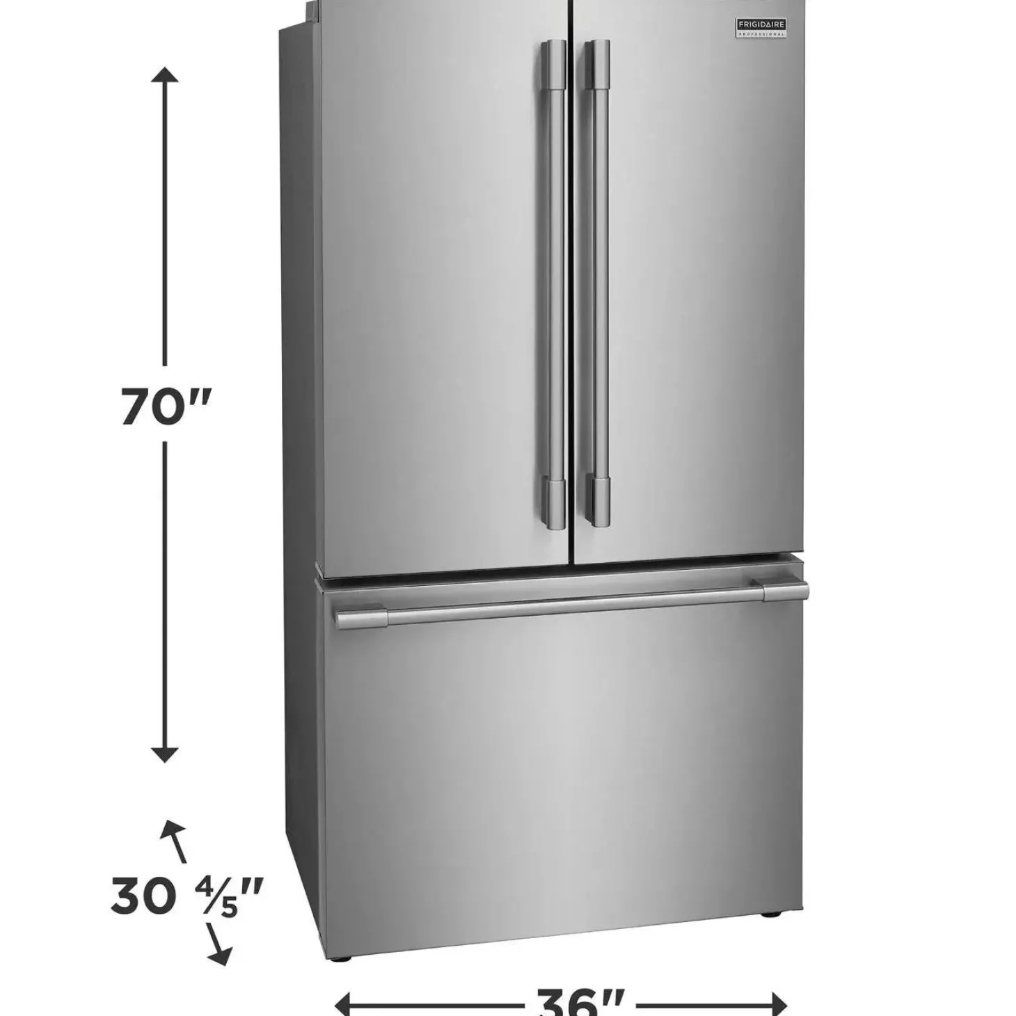 Frigidaire Professional Réfrigérateur 23,3 pi3 36 po Inox Portes françaises - PRFG2383AF