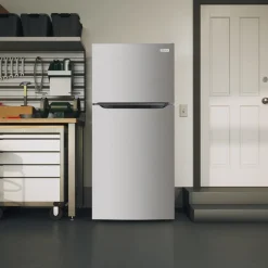 FRIGIDAIRE Réfrigerateur 18 pi3 30 po Inox Congélateur en haut - FRTE1835AS