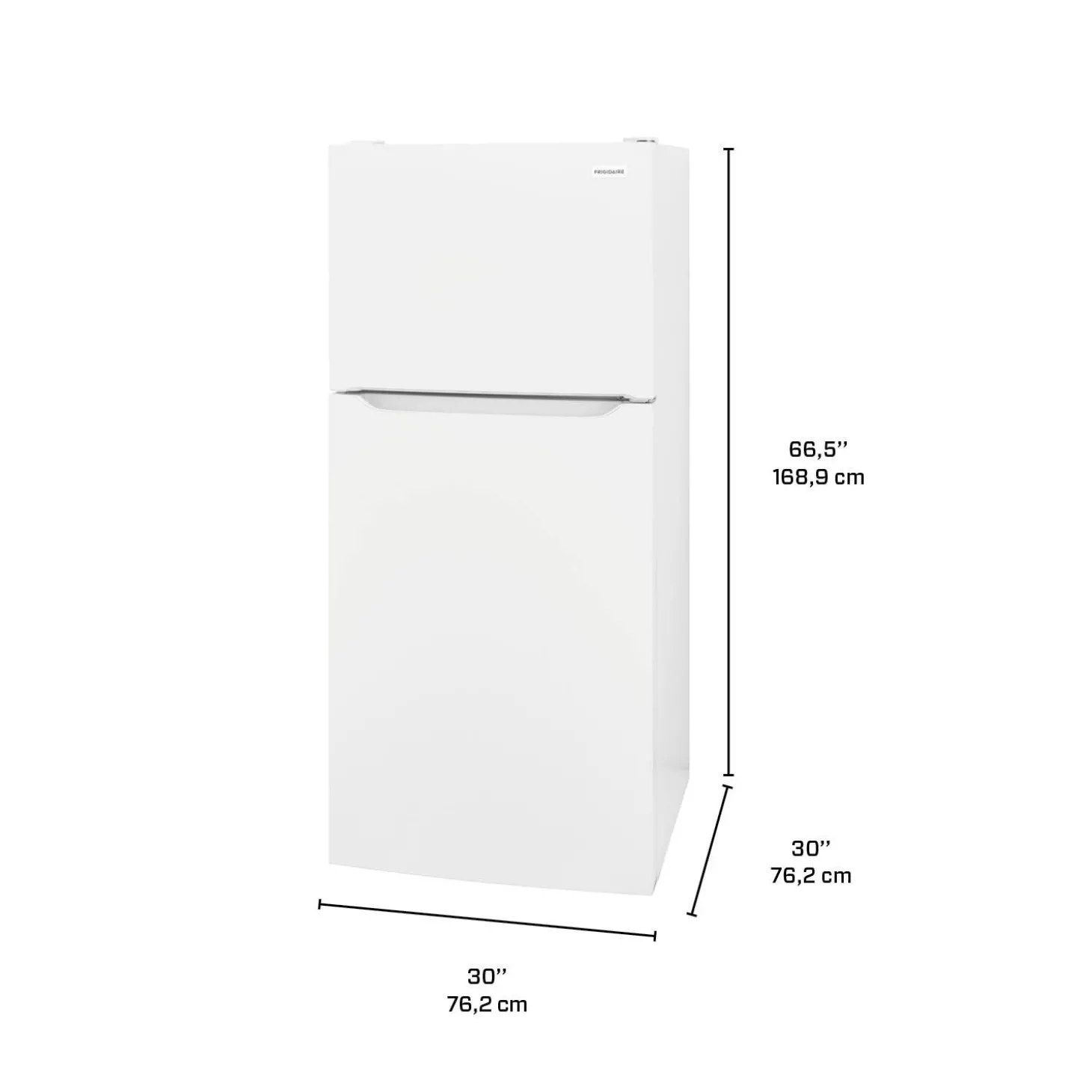 FRIGIDAIRE Réfrigerateur 18 pi3 30 po Blanc Congélateur en haut - FFHT1814YW