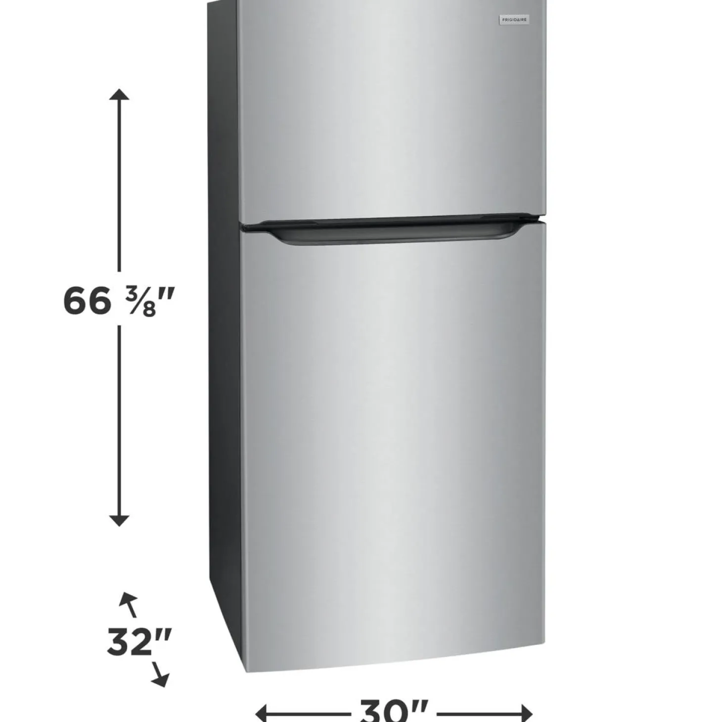 FRIGIDAIRE Réfrigérateur 20 pi3 30 po Inox Congélateur en haut - FFTR2045VS
