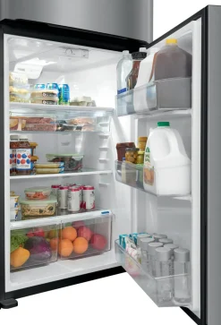FRIGIDAIRE Réfrigérateur 20 pi3 30 po Inox Congélateur en haut - FFTR2045VS