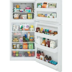FRIGIDAIRE Réfrigérateur 18 pi3 30 po Blanc Congélateur en haut - FRTE1835AW