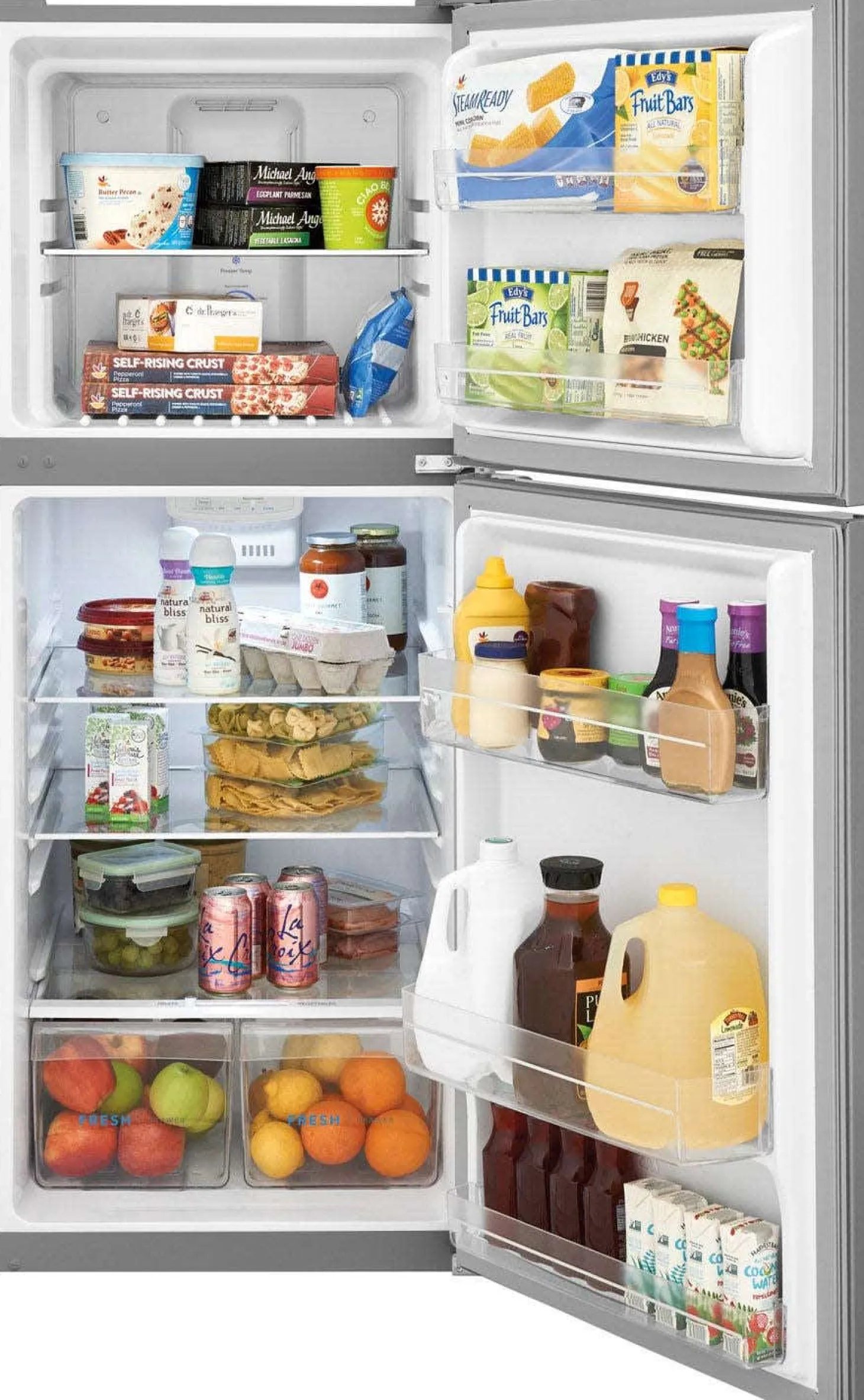 FRIGIDAIRE Réfrigérateur 11,6 pi3 24 po Inox Congélateur en haut - FFET1222UV