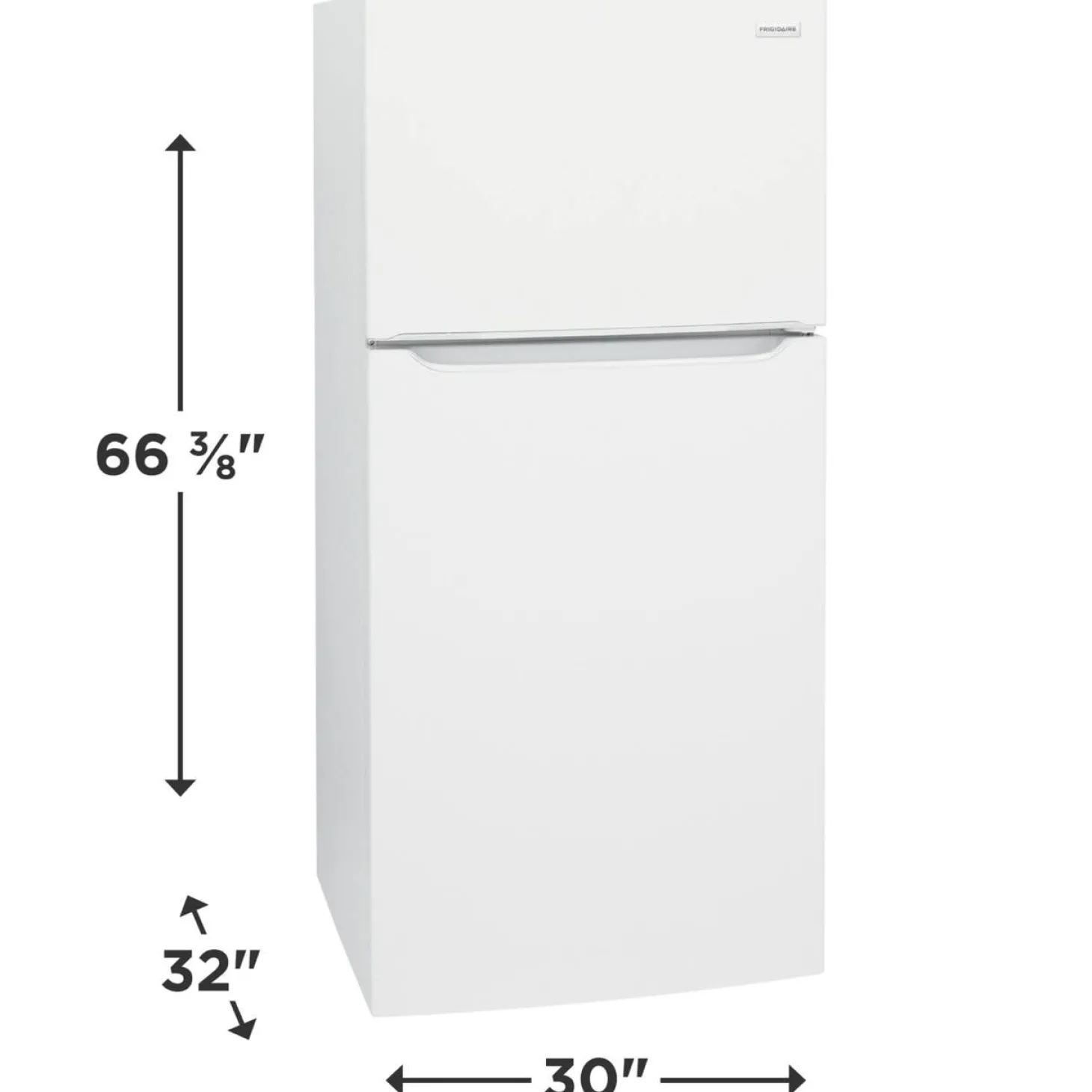 FRIGIDAIRE Réfrigérateur 20 pi3 30 po Blanc Congélateur en haut - FFTR2045VW