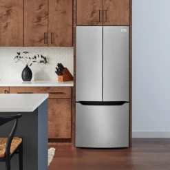 FRIGIDAIRE Réfrigérateur 20 pi3 33 po Inox Portes françaises - FRFG2033AV