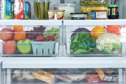 FRIGIDAIRE Réfrigérateur 27,8 pi3 36 po Blanc Congélateur en bas, Portes françaises - FRFS2823AW