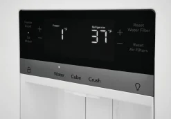 FRIGIDAIRE Réfrigérateur 27,8 pi3 36 po Blanc Congélateur en bas, Portes françaises - FRFS2823AW