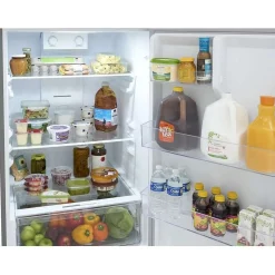 FRIGIDAIRE Réfrigérateur 16 pi3 28 po Blanc Congélateur en haut - FRTE1622AW