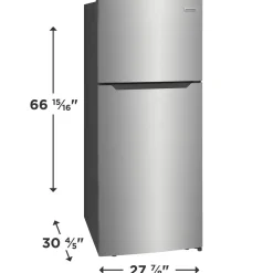FRIGIDAIRE Réfrigérateur 17,6 pi3 28 po Inox Congélateur en haut - FFHT1822UV