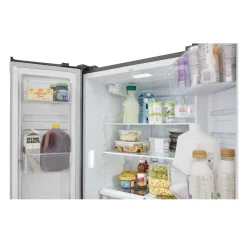 FRIGIDAIRE Réfrigérateur 17,6 pi3 32 po Inox Congélateur en bas, Portes françaises - FRFG1723AV