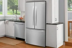 FRIGIDAIRE Réfrigérateur 17,6 pi3 32 po Inox Congélateur en bas, Portes françaises - FRFG1723AV
