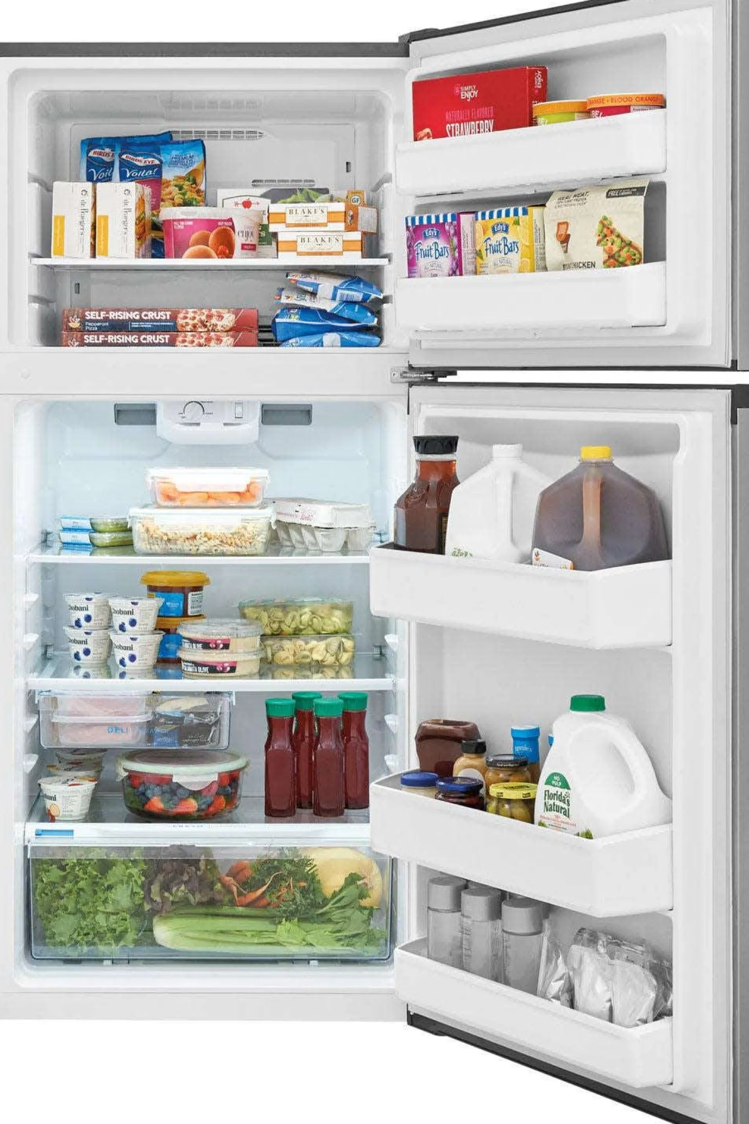 FRIGIDAIRE Réfrigérateur 13,9 pi3 27 po Inox Congélateur en haut - FFHT1425VV