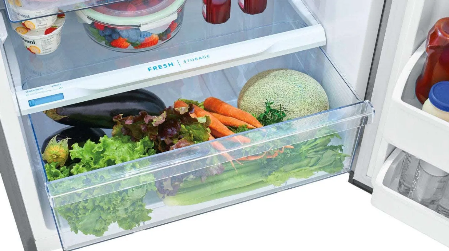 FRIGIDAIRE Réfrigérateur 13,9 pi3 27 po Inox Congélateur en haut - FFHT1425VV