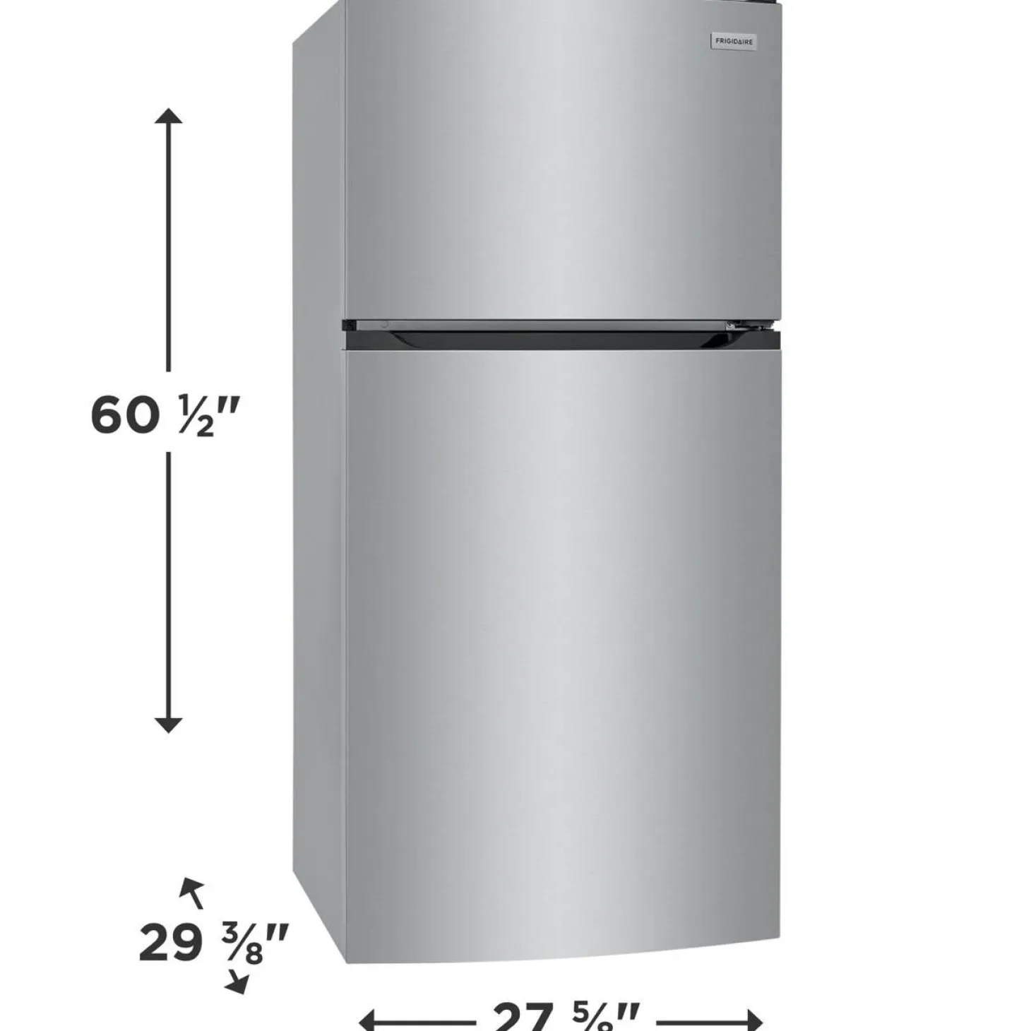 FRIGIDAIRE Réfrigérateur 13,9 pi3 27 po Inox Congélateur en haut - FFHT1425VV