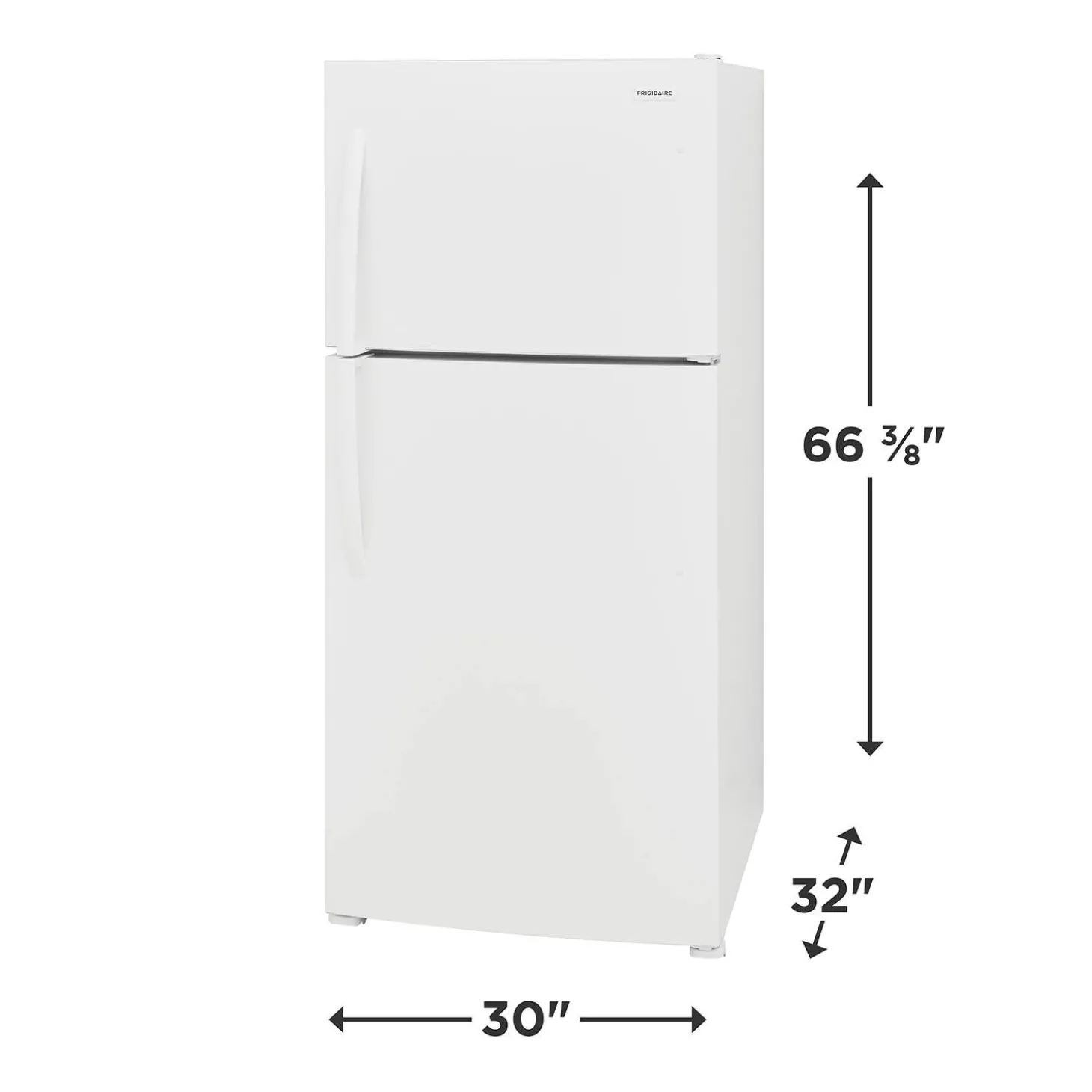 Frigidaire Réfrigérateur 20 pi3 30 po Blanc Congélateur en haut - FFHT2022AW