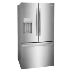 FRIGIDAIRE Réfrigérateur 27,8 pi3 36 po Inox Congélateur en bas, Portes françaises - FRFS2823AS