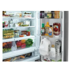 FRIGIDAIRE Réfrigérateur 27,8 pi3 36 po Inox Congélateur en bas, Portes françaises - FRFS2823AS