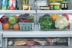 FRIGIDAIRE Réfrigérateur 27,8 pi3 36 po Inox Congélateur en bas, Portes françaises - FRFS2823AS