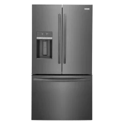 FRIGIDAIRE Réfrigérateur 27,8 pi3 36 po Inox noir Congélateur en bas, Portes françaises - FRFS2823AD