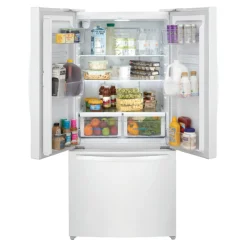 FRIGIDAIRE Réfrigérateur 18 pi3 32 po Blanc Portes françaises - FRFG1723AW