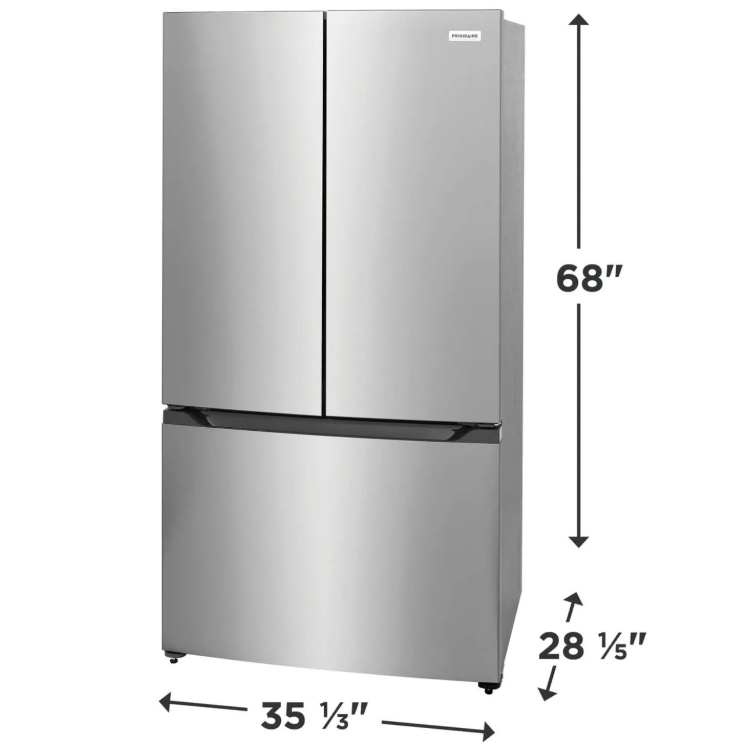 FRIGIDAIRE Réfrigérateur 19.8 pi3 36 po Inox Portes françaises - FRFG2011AV