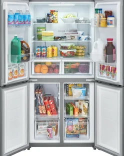 FRIGIDAIRE Réfrigérateur 17,4 pi3 33 po Inox Congélateur en bas, Portes françaises - FRQG1721AV