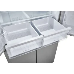 FRIGIDAIRE Réfrigérateur 17,4 pi3 33 po Inox Congélateur en bas, Portes françaises - FRQG1721AV