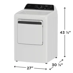 FRIGIDAIRE Sécheuse à gaz Chargement frontal Blanc 27