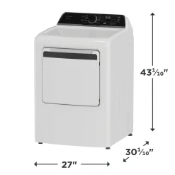 FRIGIDAIRE Sécheuse Chargement frontal Blanc 27