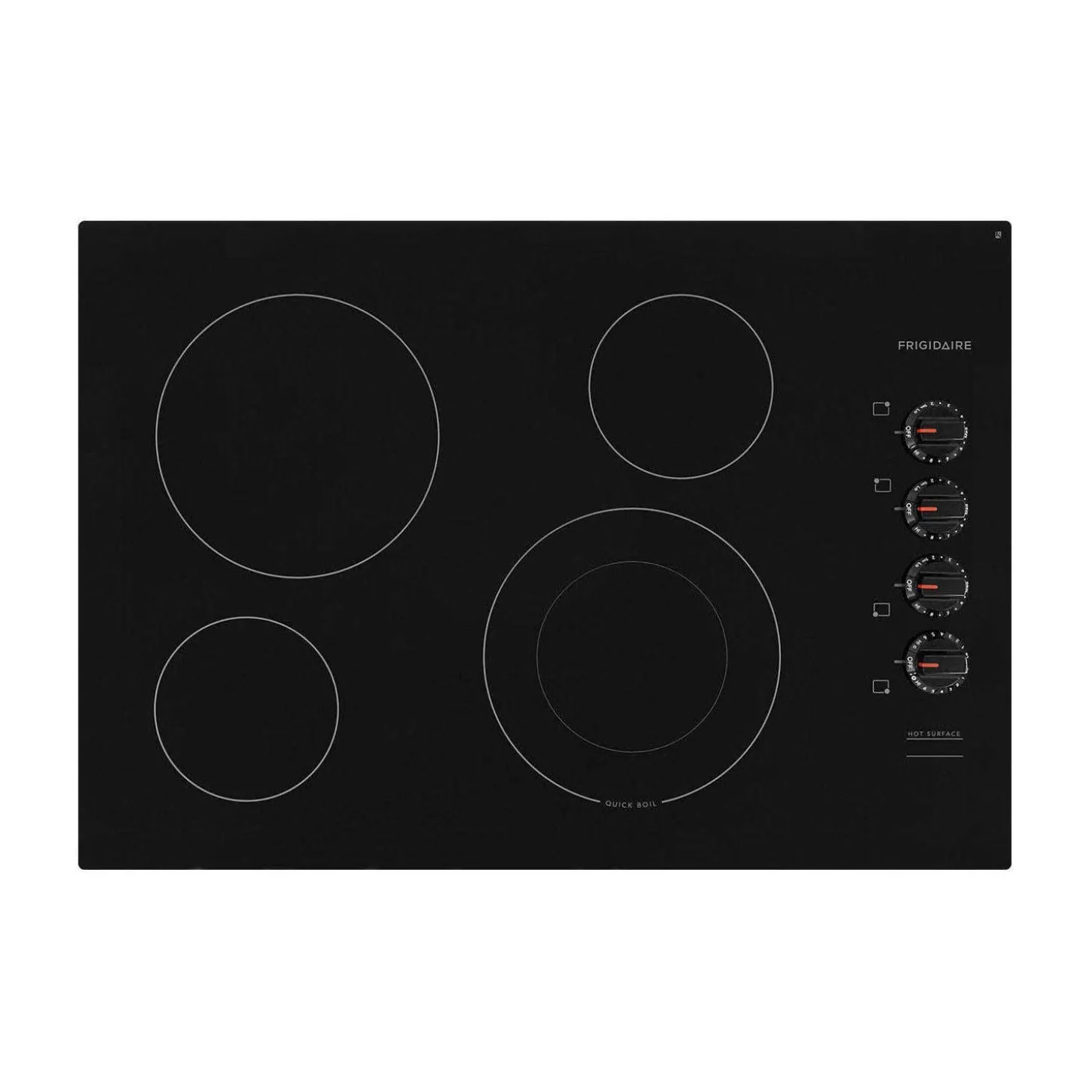 FRIGIDAIRE Table de cuisson Vitrocéramique Noir 30" Électrique Noir - FFEC3025UB