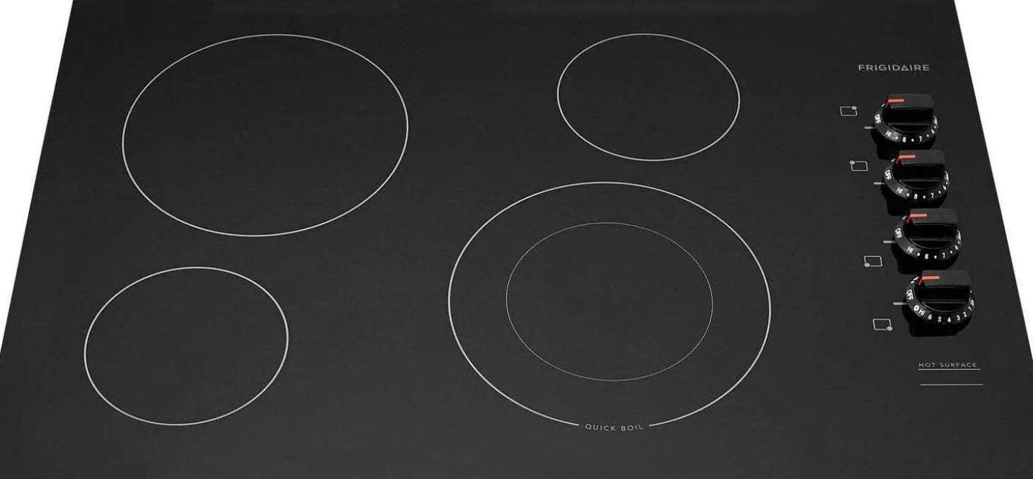 FRIGIDAIRE Table de cuisson Vitrocéramique Noir 30" Électrique Noir - FFEC3025UB