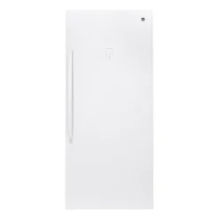 GE Congélateur 21 pi3, Blanc, Vertical, 33" - FUF21DLRWW