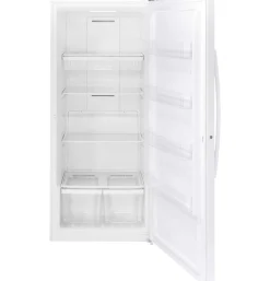 GE Congélateur 21 pi3, Blanc, Vertical, 33" - FUF21DLRWW