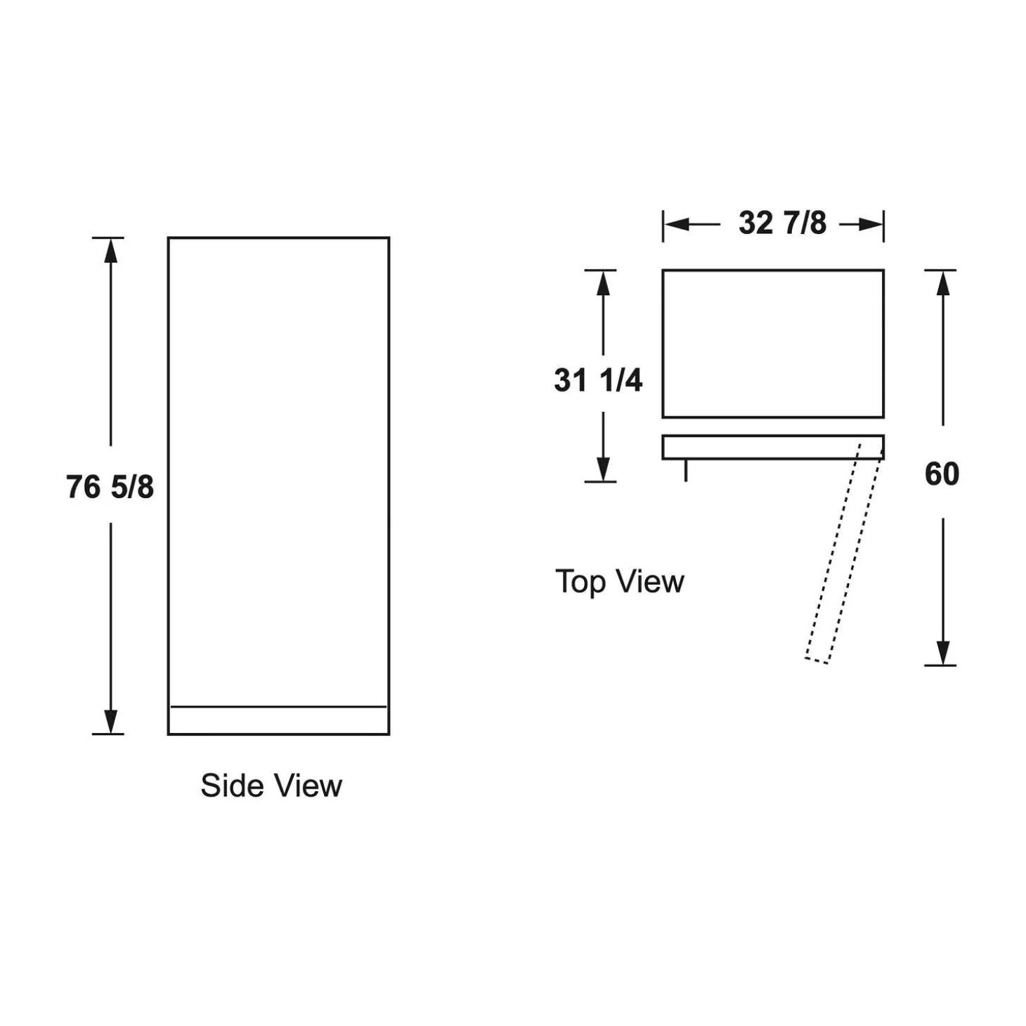 GE Congélateur 21 pi3, Blanc, Vertical, 33" - FUF21DLRWW