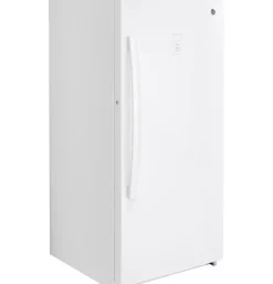 GE Congélateur 14 pi3, Blanc, Vertical, 30