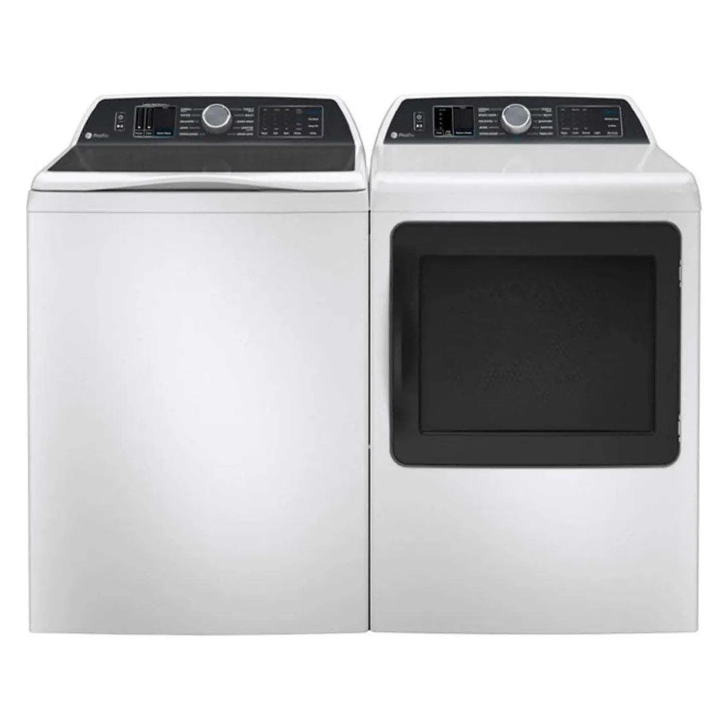 GE Ensemble laveuse et secheuse, Blanc, Chargement par le haut