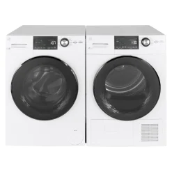 GE Ensemble laveuse sécheuse, Blanc, Chargement frontal