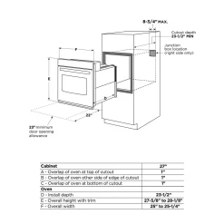 GE Four encastré Acier inoxydable30