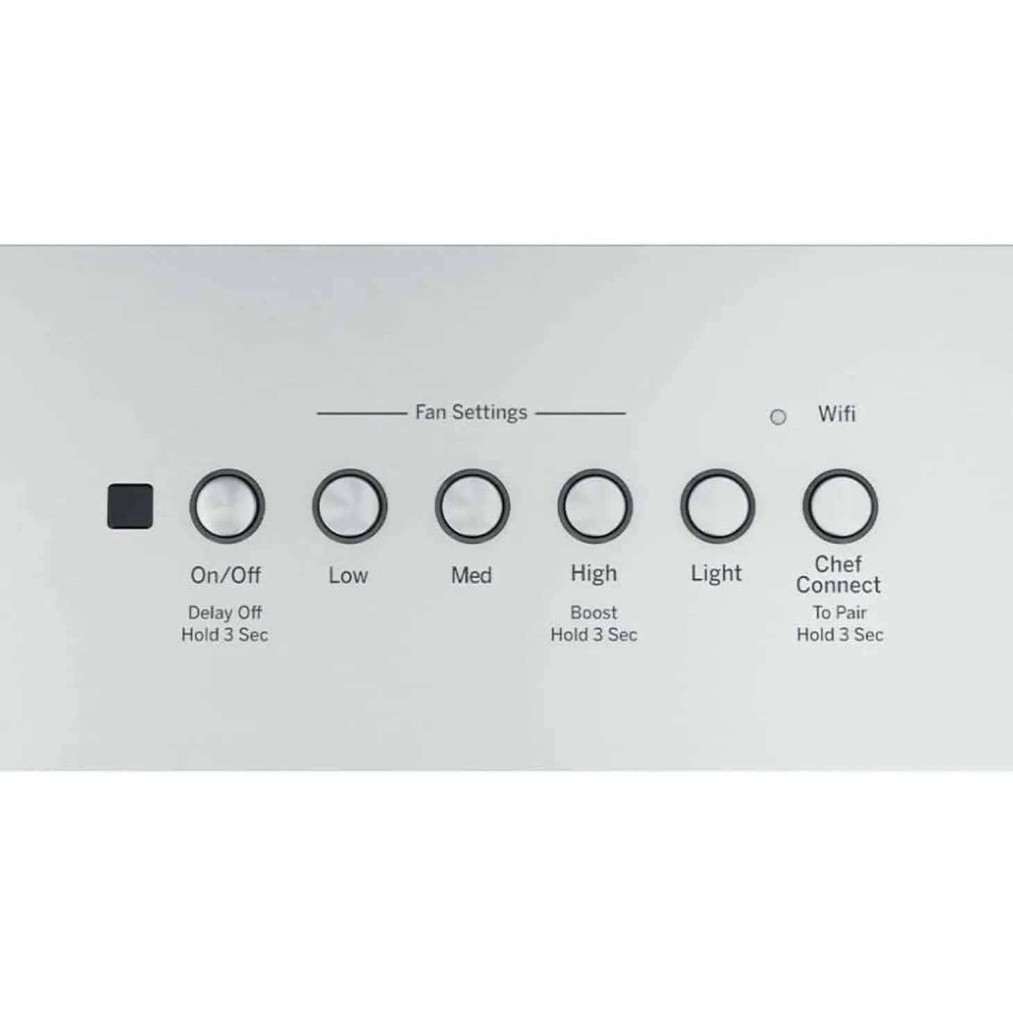 GE Hotte Encastré Acier inoxydable 34.25" , 610 PI3/MIN-UVC9360SLSS
