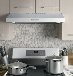 GE Hotte Standard Acier inoxydable 30