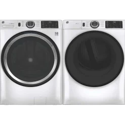 GE Laveuse Chargement frontal Blanc 28