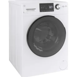 GE Laveuse sécheuse 2 en 1, Blanc, 24'', Chargement frontal - GFQ14ESSNWW