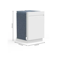GE Lave-vaisselle Encastré Blanc 24
